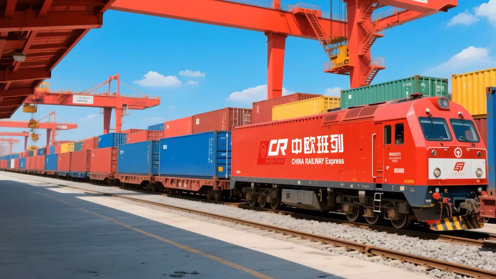 China–Europe freight train
